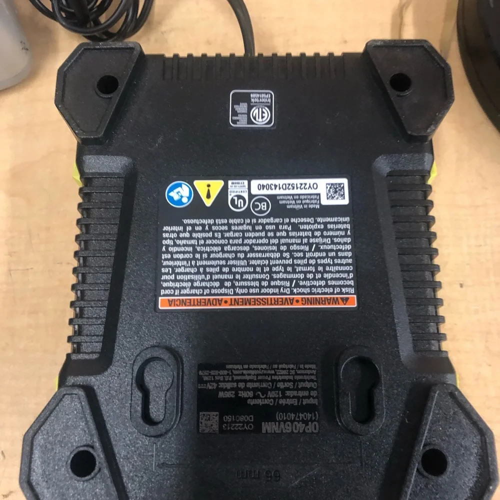 RYOBI OP406A 40-Volt Lithium-Ion Rapid Charger